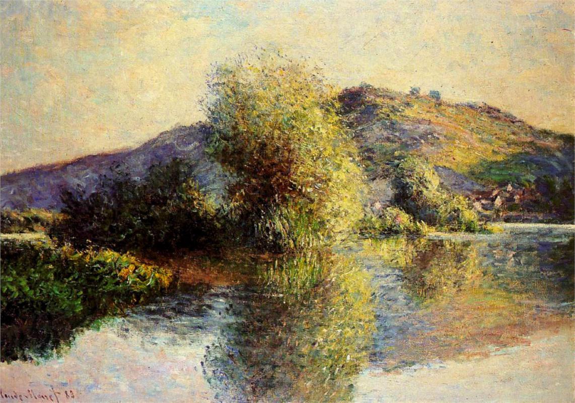Isleets at Port-Villez - Claude Monet Paintings